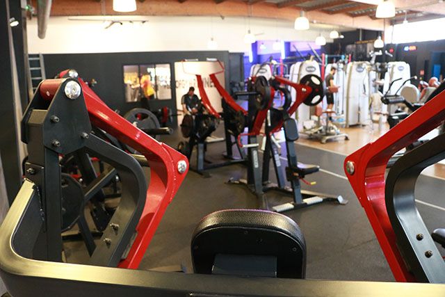 Zone avec machines Free Weight