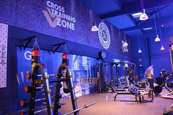 Zone de musculation et de cross training